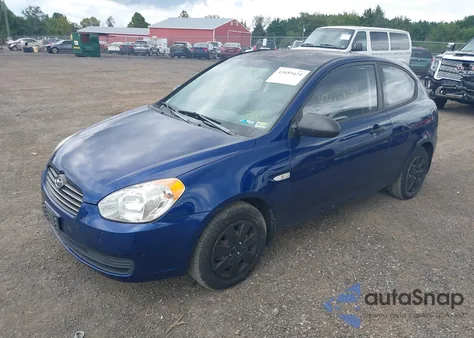 2008 Hyundai Accent Gs from USA, damaged, VIN KMHCM36C38U067602